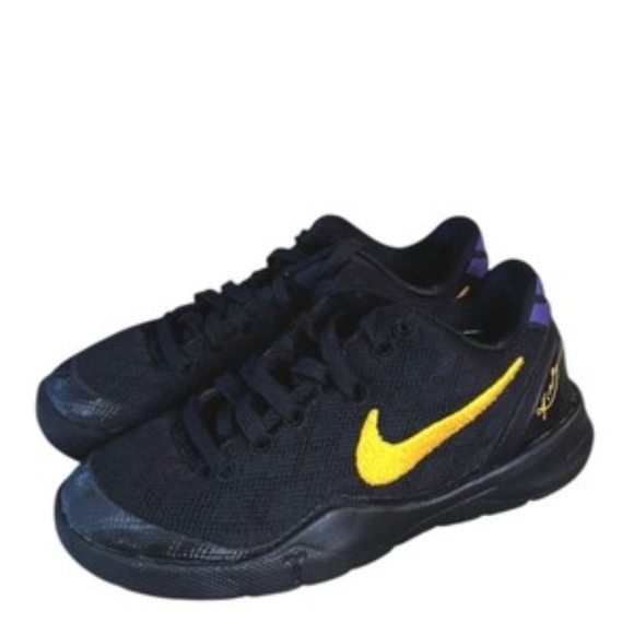 Nike Kobe VIII 8 Shoes Size 11 C Toddler Sneakers FN0267-002 Black Gold Purple - Picture 6 of 9